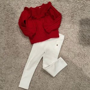 Janie and Jack Sweater and Pant set
